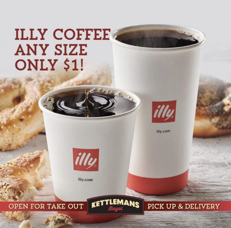 Illy Coffee for Kettlemans Bagels