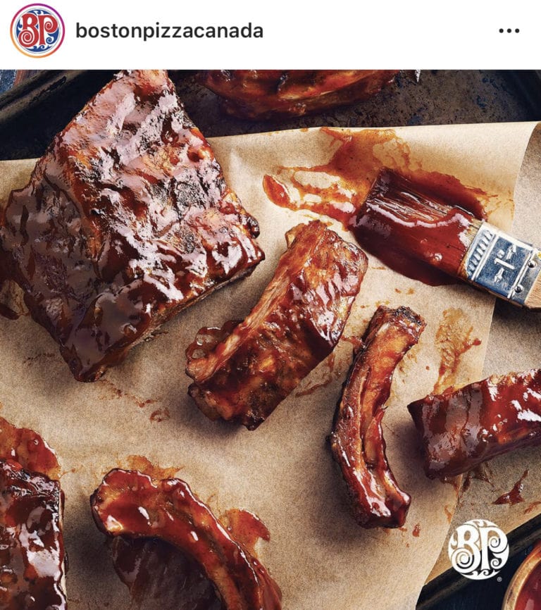 Boston Pizza ribs