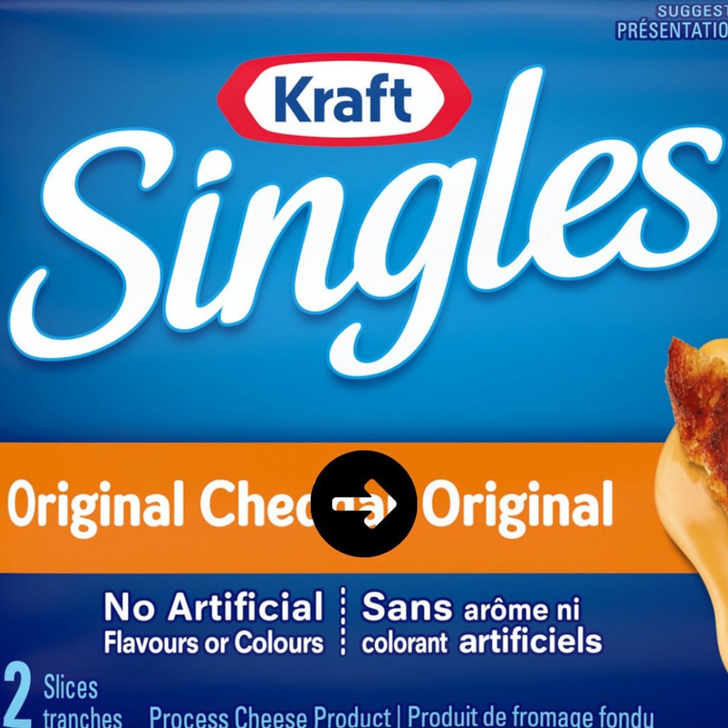 Kraft Singles packaging enter