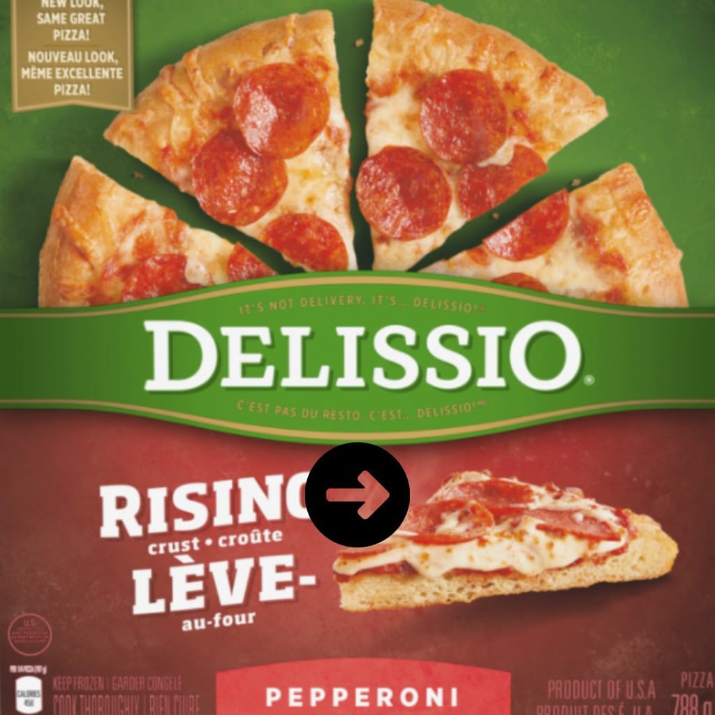 Delissio Pizza enter